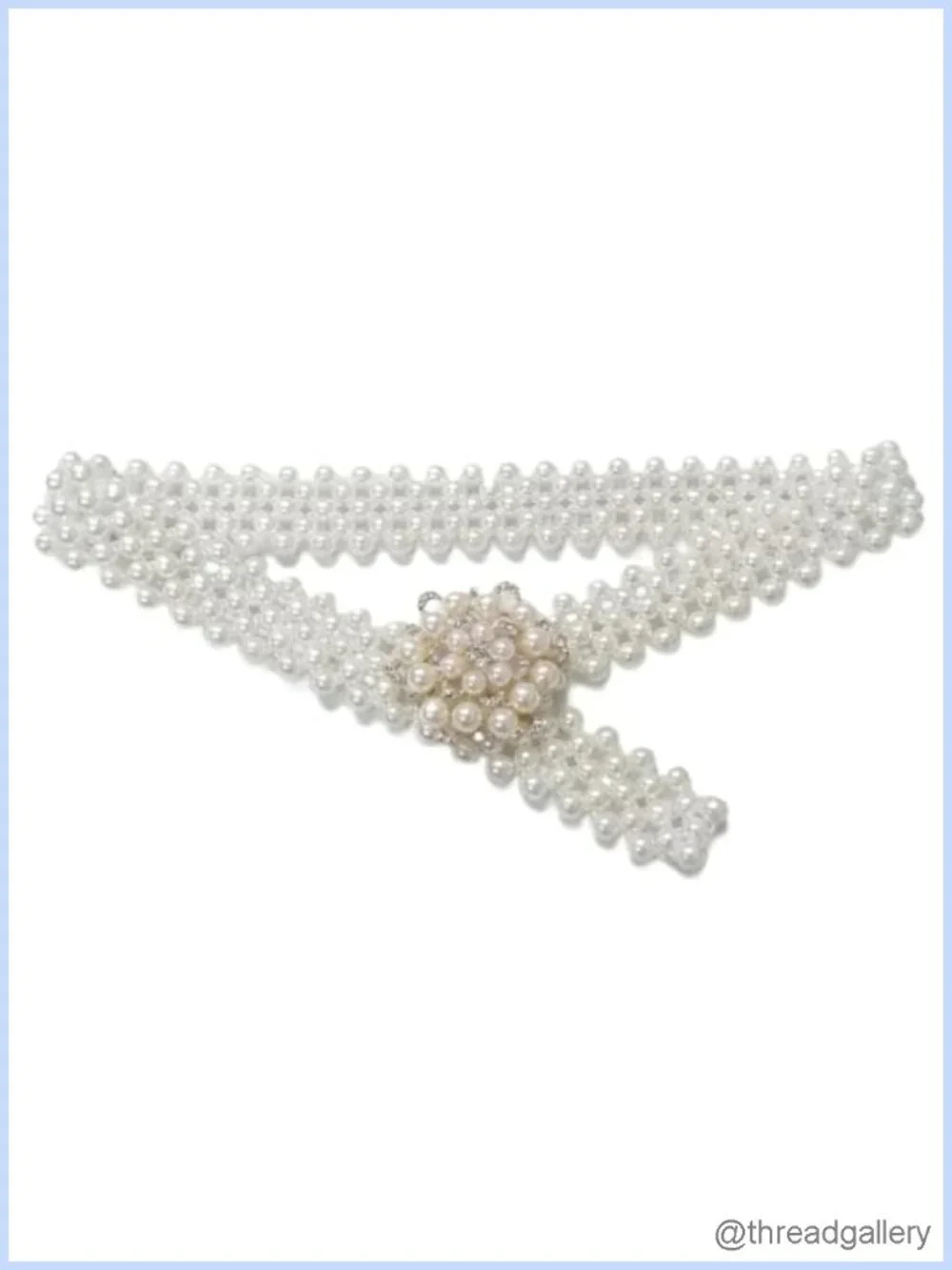 Pearl Rhinestone Belt Adjustable Waist Chain for Wedding Evening Dress